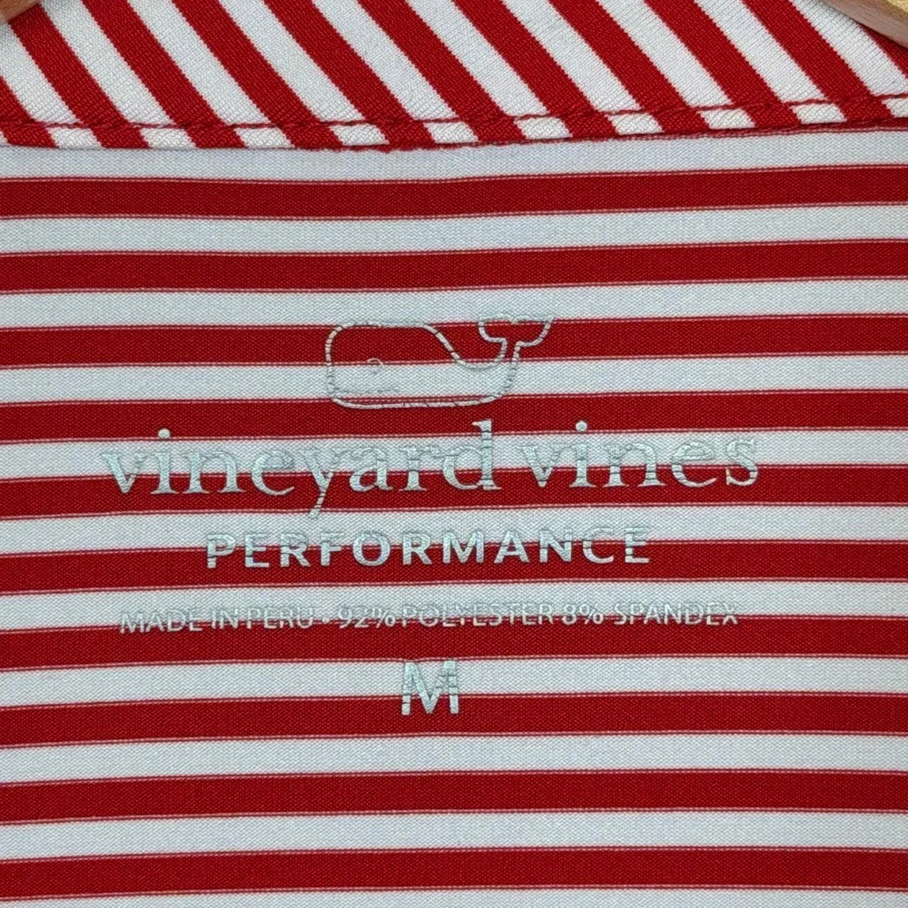 Vineyard Vines Polo Mens M Red Striped Dalhousie Golf St Louis Cardinals MLB
